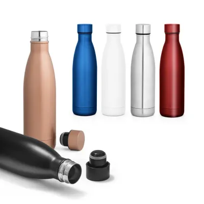 Garrafa térmica em aço inox várias cores