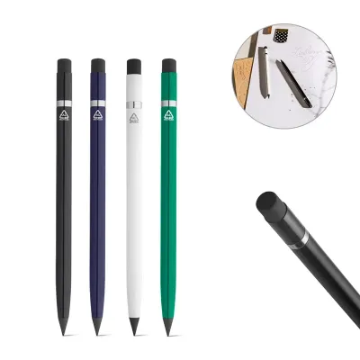 Caneta sem tinta em alumínio - várias cores