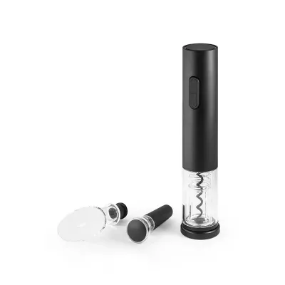 Conjunto de saca-rolhas elétrico com acessórios em ABS e TPE