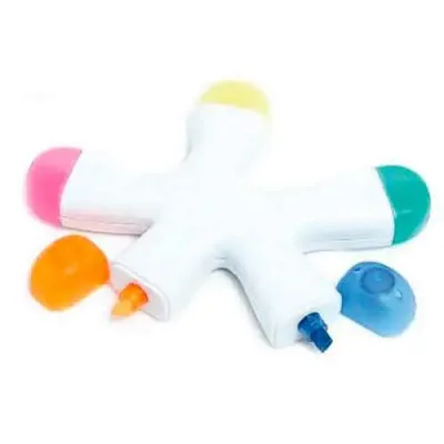 Marca texto com 5 cores