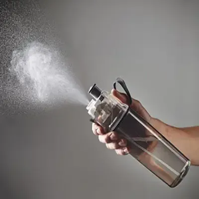 Squeeze PS e ABS com borrifador de água