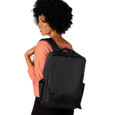 Mochila de nylon 27 litros com dois compartimentos