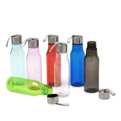  Garrafa Plástica 600ml: opções de cores