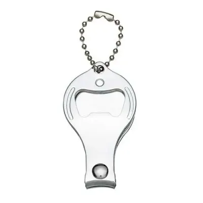 Chaveiro com abridor e cortador de unha