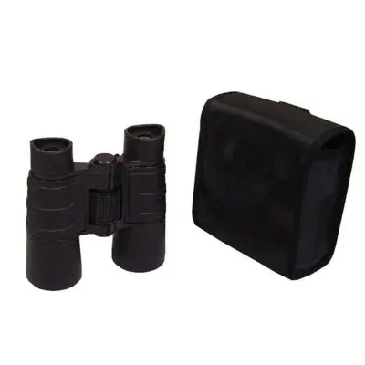 Binóculo preto com zoom 8x