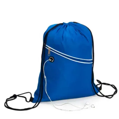 Mochila saco impermeável  azul