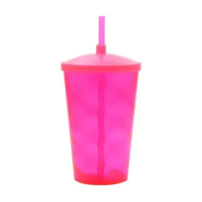 Copo plástico ou acrílico 700ml, rosa