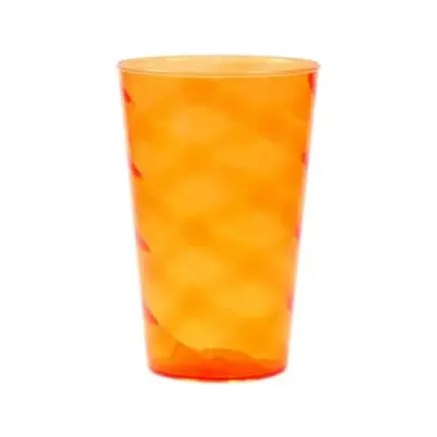 Copo plástico ou acrílico 700 ml laranja