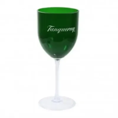 Taça Wine na cor verde personalizada 