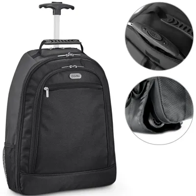 Mochila Para Notebook Personalizada Com Trolley Confeccionada Em 1680D E 300D Capacidade De 24 Litro