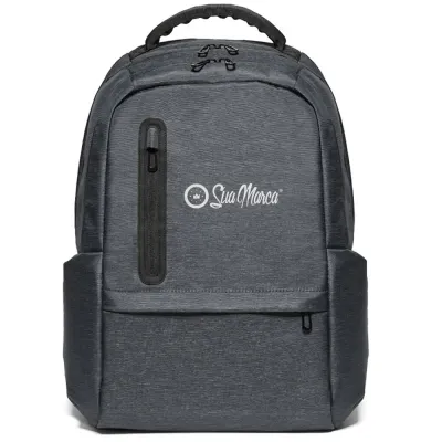 Mochila Para Notebook Personalizada Em Nylon 2Tone Impermeável E Capacidade De 26 Litros