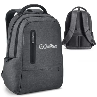 Mochila Para Notebook Personalizada Em Nylon 2Tone Impermeável E Capacidade De 26 Litros