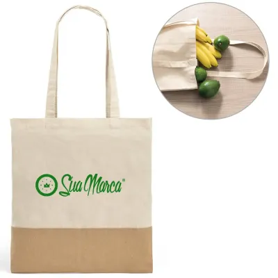 Sacolas Ecológicas Personalizadas De Algodão Com Alças De Transporte