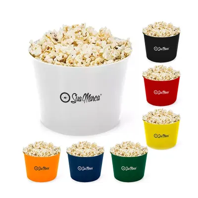 Balde Para Pipoca Personalizado de 4 Litros - cores