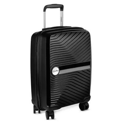 Mala De Bordo Personalizada Em Plástico PP Com Fecho Por Cadeado, Forro De Poliéster E Quatro Rodas 