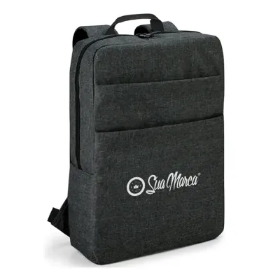 Mochila Para Notebook Personalizada Confeccionada Em 600D De Alta Densidade E Capacidade De 10 Litros