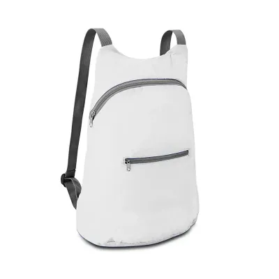 Mochila Dobrável Personalizada Em 210D Ripstop Com Bolso Frontal E Capacidade De 8 Litros