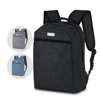 Mochila para notebook em tecido poliéster - opções de cores