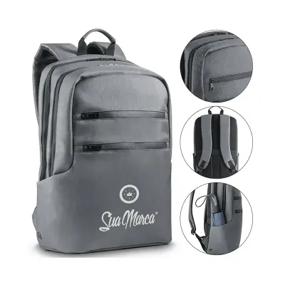 Mochila Personalizada Para Notebook Em Nylon 2Tone Impermeável 14 Litros