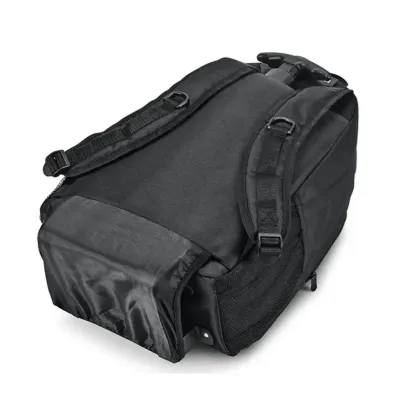 Mochila Trolley Para Notebook Confeccionada Em 300D Com 2 Rodas Duplas 17 Litros
