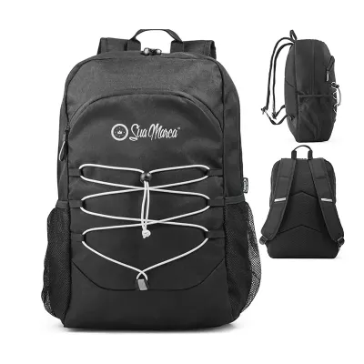 Mochila Personalizada Para Notebook Confeccionada Em Poliéster 300D E 600D Reciclados 18 Litros