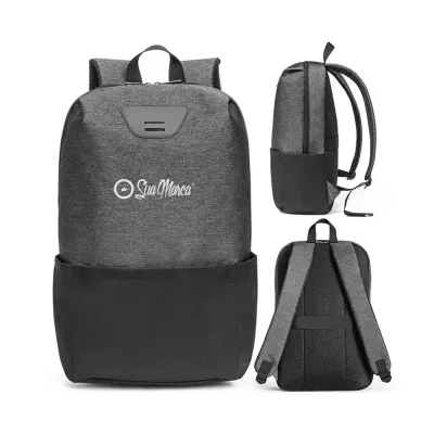 Mochila Para Notebook Personalizada Em 300D De Alta Densidade, 2Tone Com Nylon 17 Litros