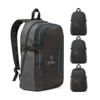 Mochila Personalizada Para Notebook Em 900D E Couro Sintético 18 Litros