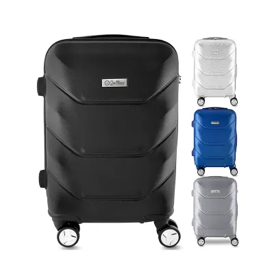 Mala De Bordo Personalizada Confeccionada Em ABS Com 4 Rodinhas E Cadeado De Segurança Numeral