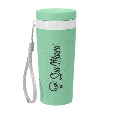 Copo Personalizado Fibra de Bambu Verde