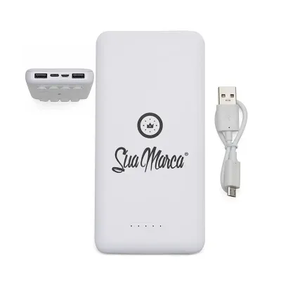Powerbank Personalizado por Indução e Cabo XV4051
