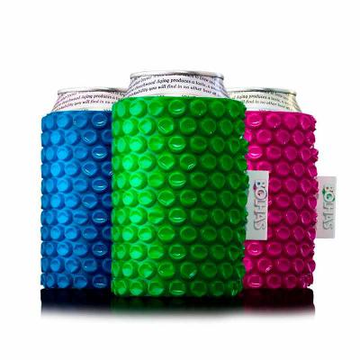 Booolhas - Kit de porta lata e camisinha Porta Lata de plástico bolha em diferentes cores para decoração