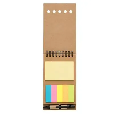 Bloco de anotação com caneta