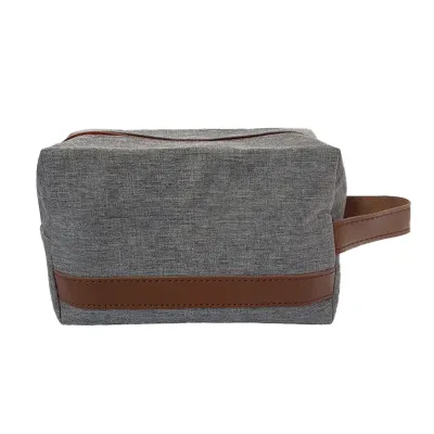 Necessaire Blumenau Mescla com Detalhe Caramelo