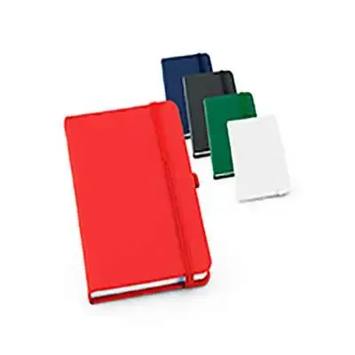 Caderno com elástico para fechamento