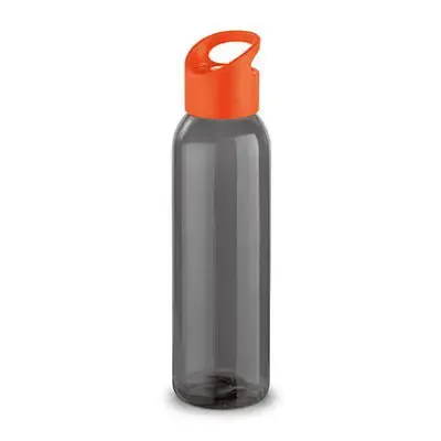 Squeeze plástico 600ml com tampa laranja