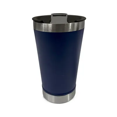 Copo térmico inox 600ml com tampa e abridor