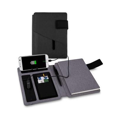 Maggenta  Produtos Promocionais - Caderno Com Carregador Power Bank 4000 mah Personalizado 1