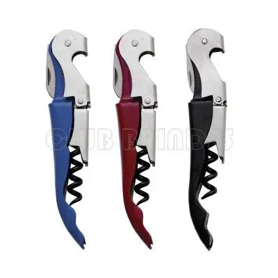 Saca Rolhas 3 em 1: azul, vermelho e preto