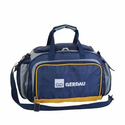 Bolsa de Viagem com bolsos laterais, alça de mão e alça de ombro regulável. Disponível em várias ...
