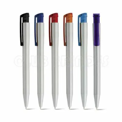 Caneta Plástica disponível em várias cores