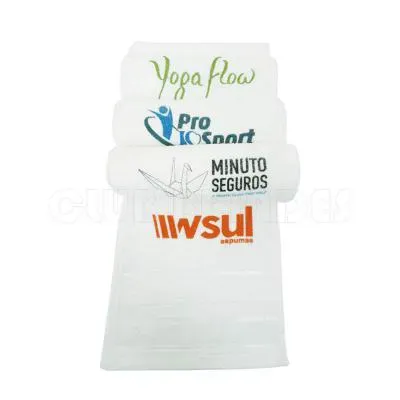 Toalha Fitness algodão com silk personalizado