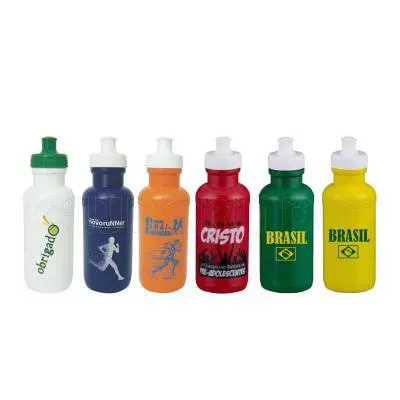 Squeeze plástico 500ml em cores diversas