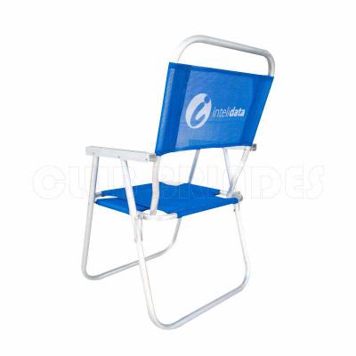 Cadeira Alta de praia azul royal