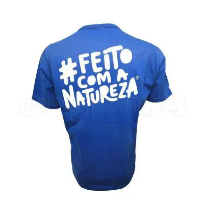 Camiseta promocional gola careca em várias cores