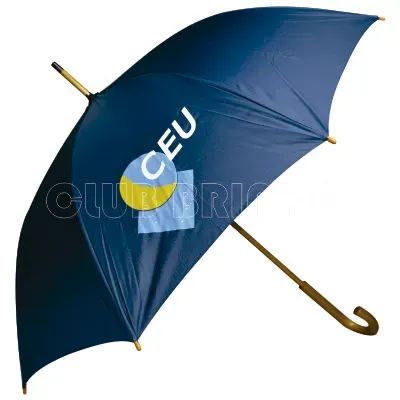 Guarda chuva com cabo de madeira