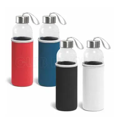 Squeeze. Vidro e aço inox. Capacidade até 520 ml. Fornecido com luva em soft shell. Disponível em...