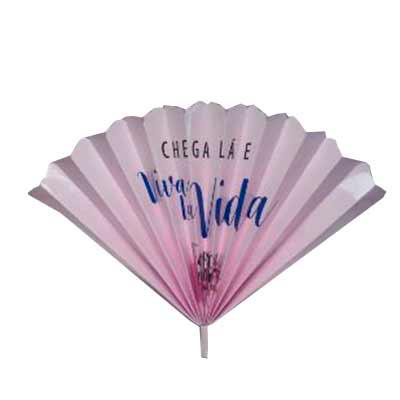 Leque retrátil sanfonado