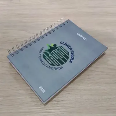 Agenda com capa impressa