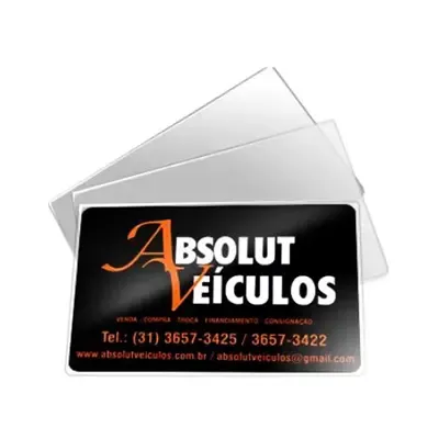 Porta  documento Transparente