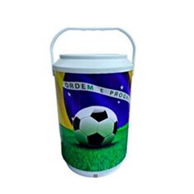 Cooler 10 latas com tema Copa do Mundo